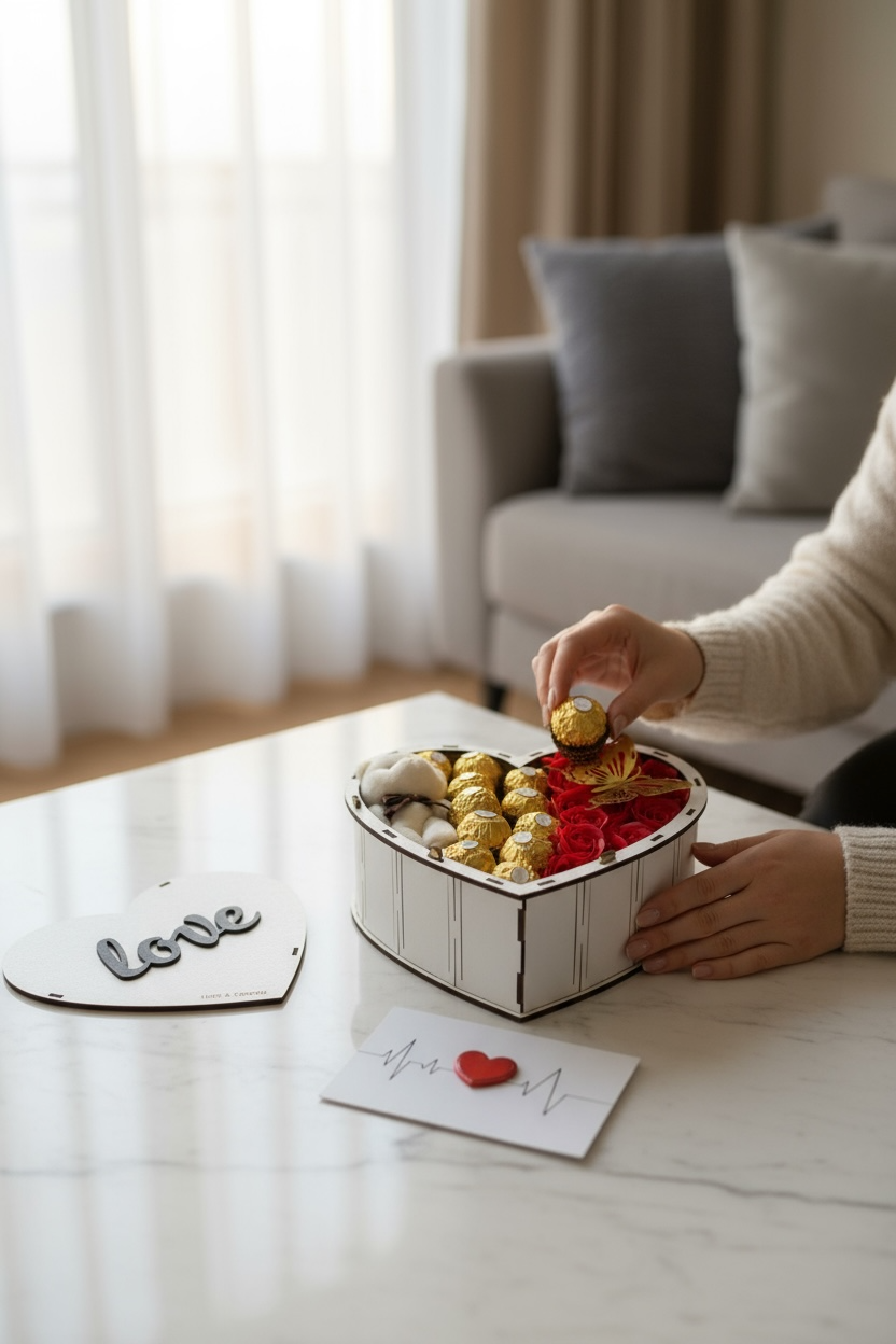 Coffret cœur Ferrero rocher « Love » – le cadeau qui fait fondre les cœurs