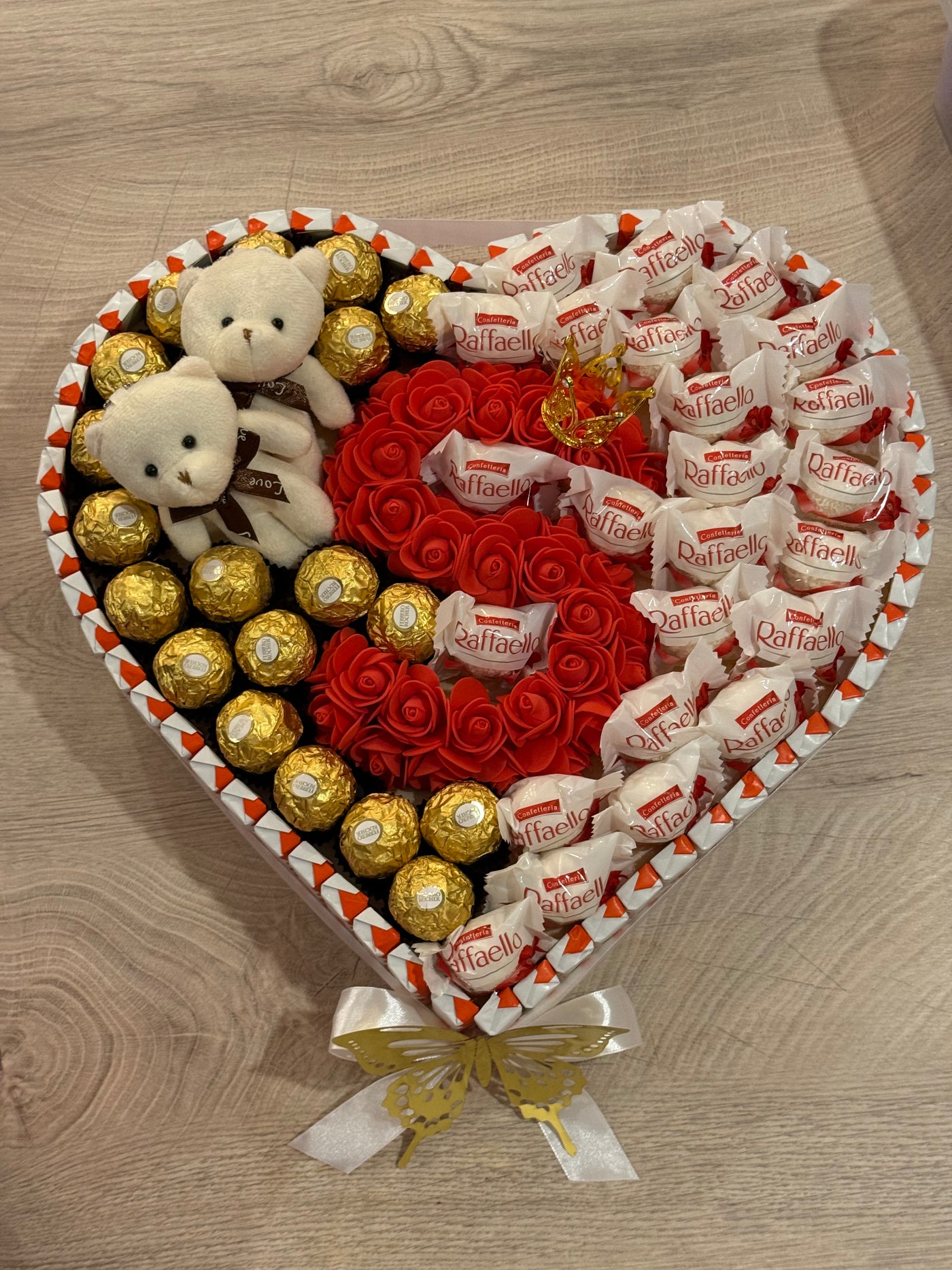 Cœur de chocolat personnalisé XL40cm