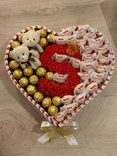 Cœur de chocolat personnalisé XL40cm