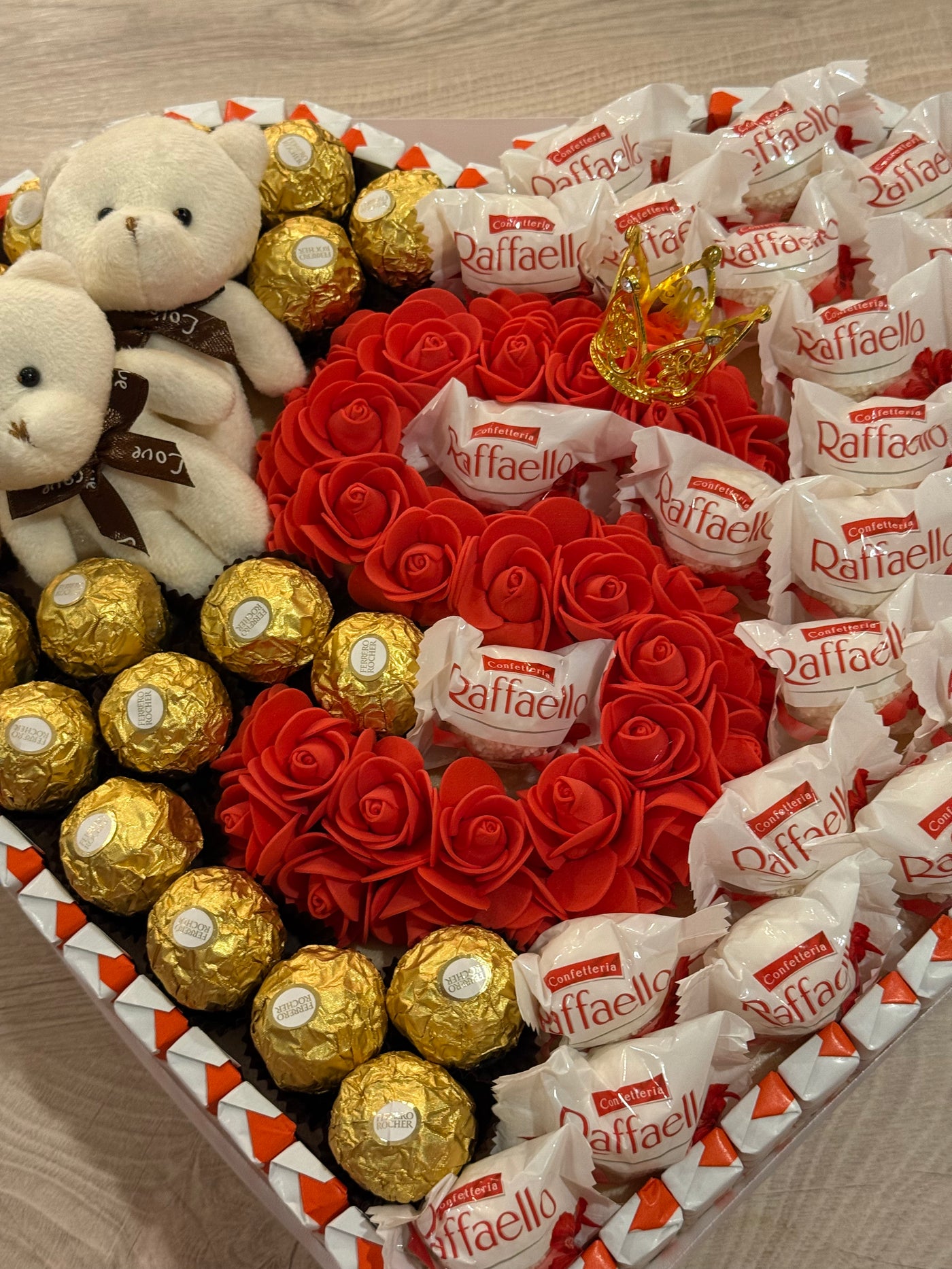 Cœur de chocolat personnalisé XL40cm
