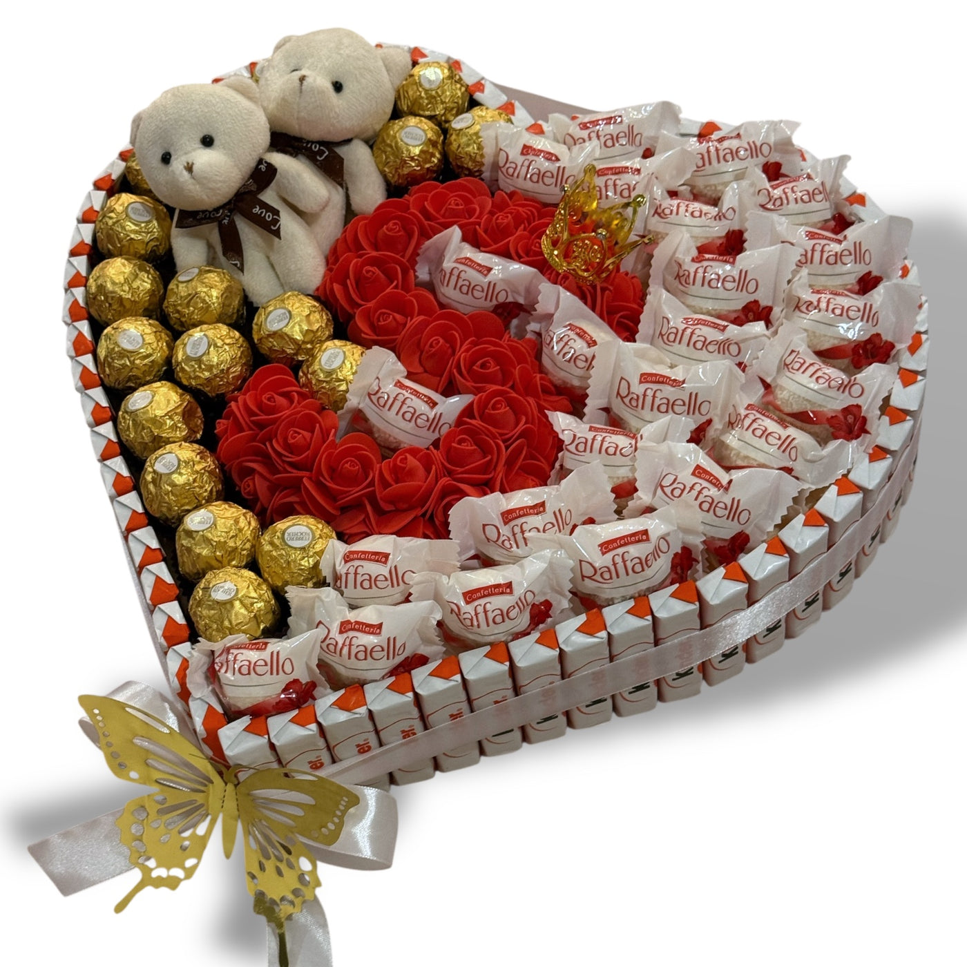 Cœur de chocolat personnalisé XL40cm