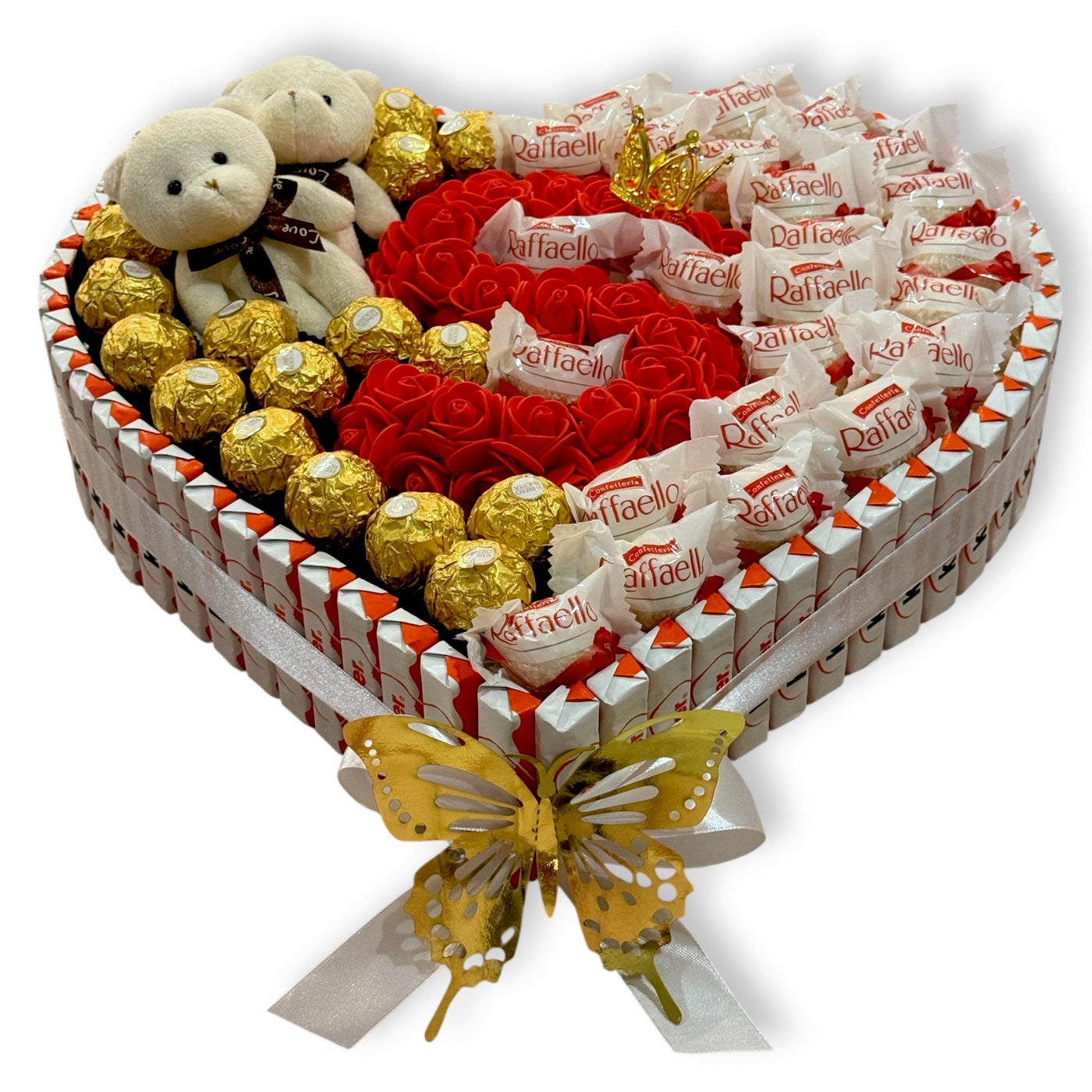 Cœur de chocolat personnalisé XL40cm