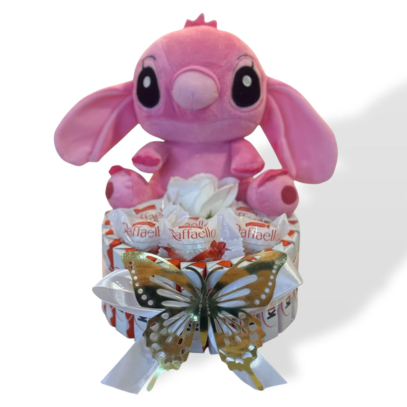 Bouquet Cadeau Raffaello avec Peluche