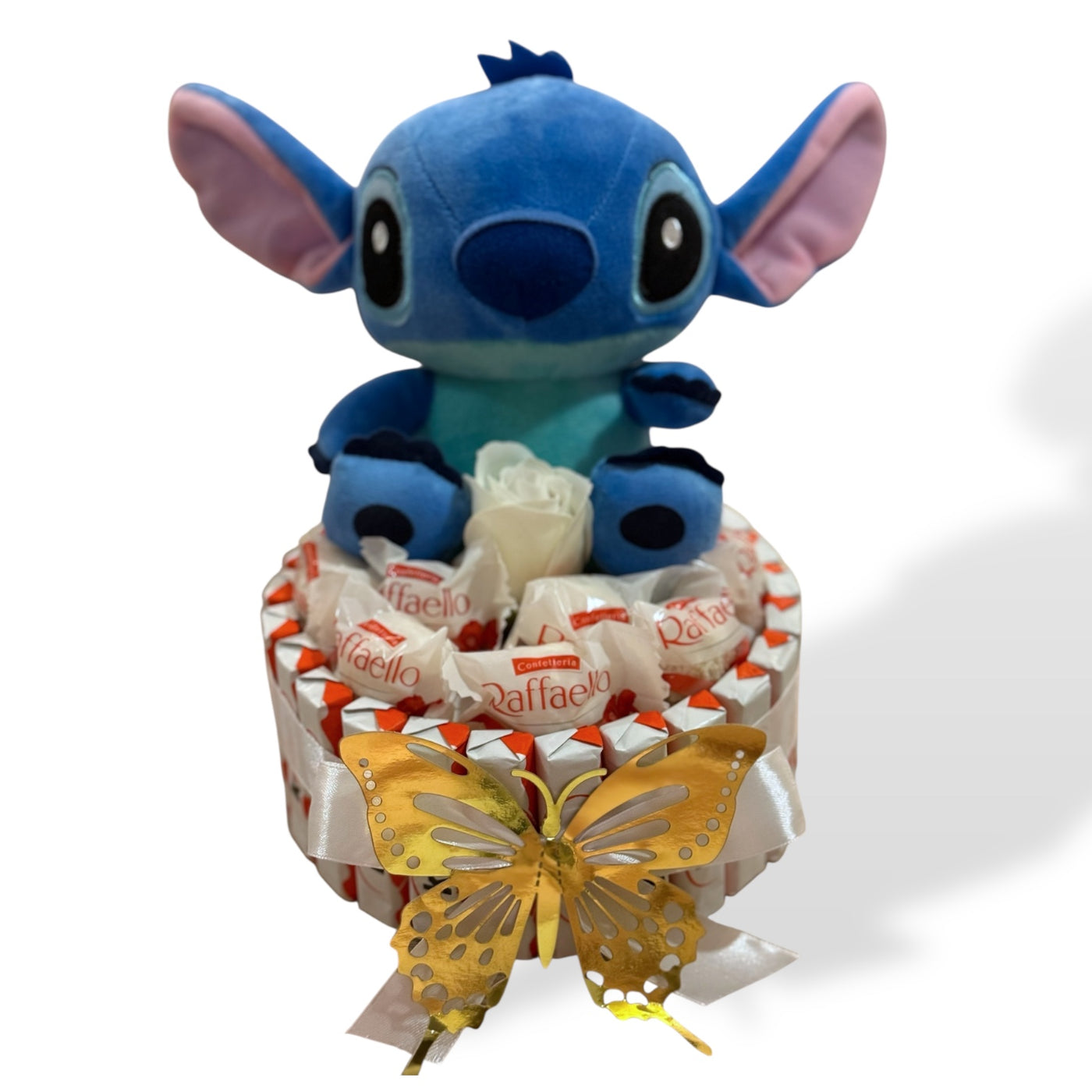 Bouquet Cadeau Raffaello avec Peluche
