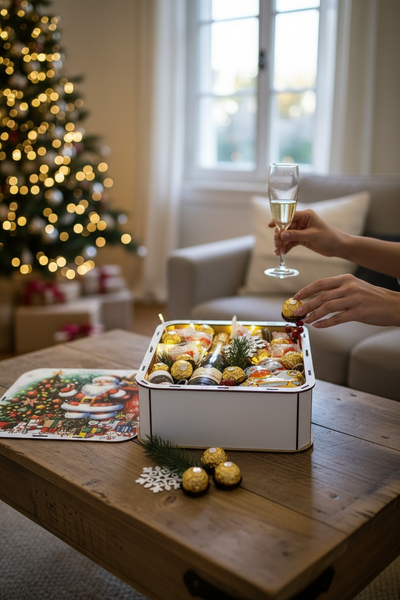 Coffret Cadeau de Noël Premium — Luxe & Gourmandises