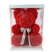 L’ourson de roses Rouge 40 cm